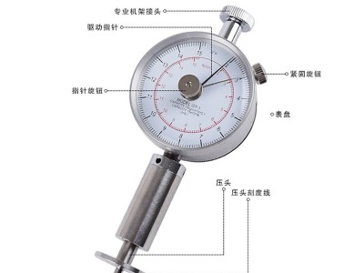 指针水果果实成熟检测仪，便携式水果硬度计图2